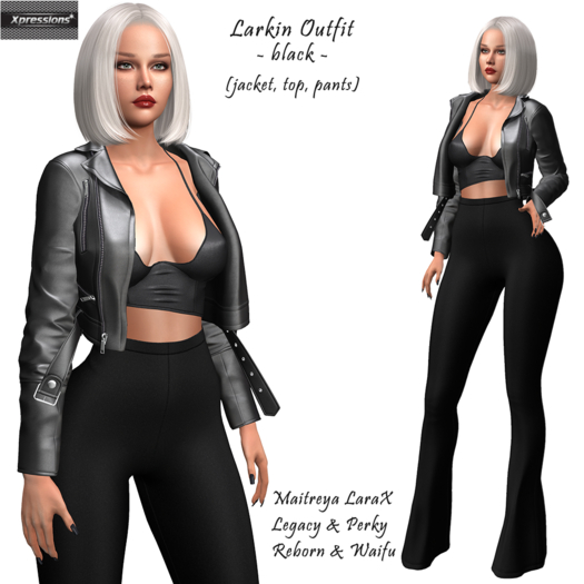 [Xprs] - Larkin Outfit Black (Lara-X included)