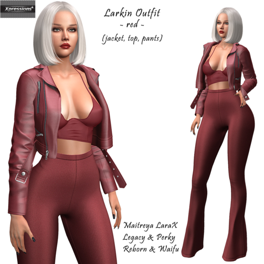 [Xprs] - Larkin Outfit Red (Lara-X included)