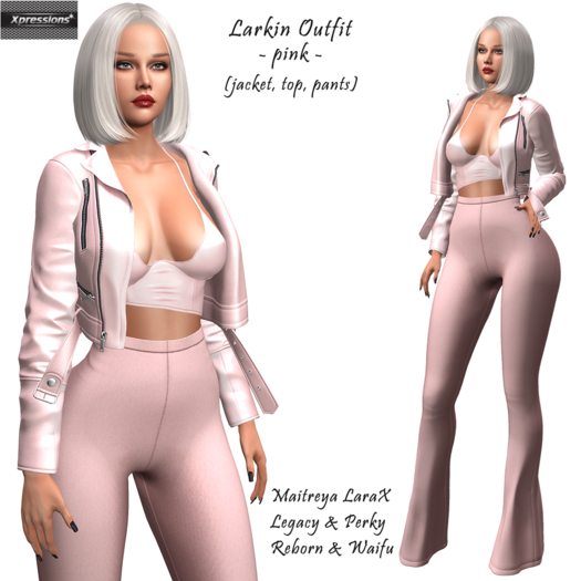 [Xprs] - Larkin Outfit Pink (Lara-X included)