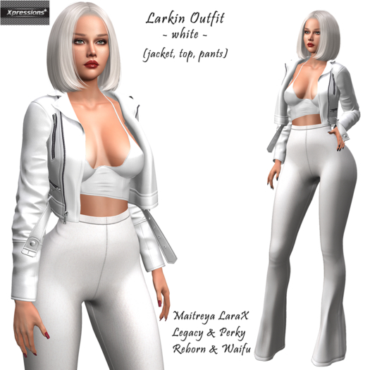 [Xprs] - Larkin Outfit White (Lara-X included)