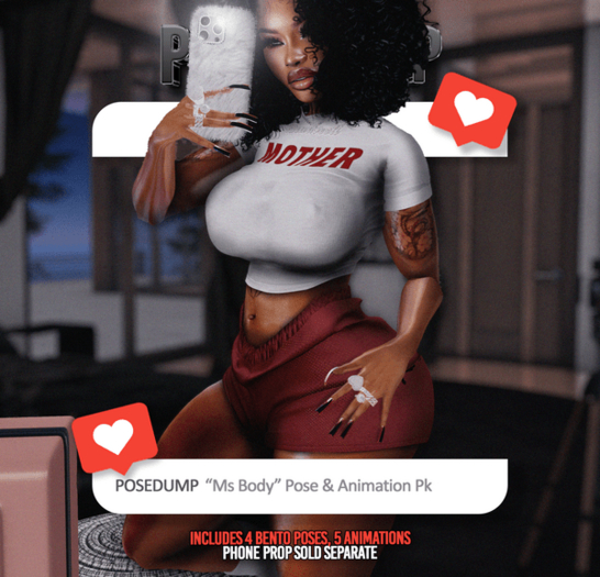 [POSEDUMP] "Ms Body" Pose & Animation Pk