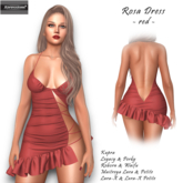 [Xprs] - Rosa Dress Red (Lara-X & Petite included)