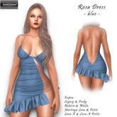 [Xprs] - Rosa Dress Blue (Lara-X & Petite included)