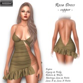 [Xprs] - Rosa Dress Copper (Lara-X & Petite included)