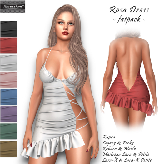 [Xprs] - Rosa Dress FATPACK (Lara-X & Petite included)