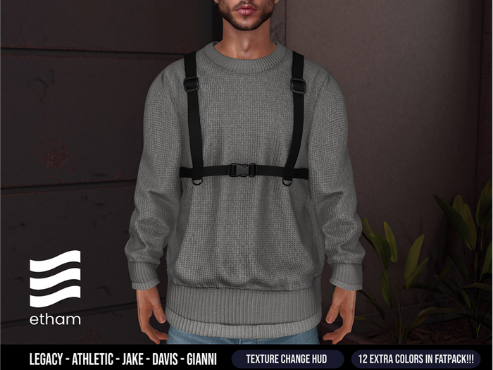 etham - Ash Sweater - Silver
