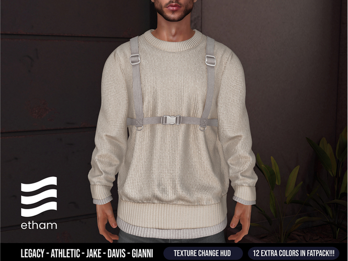 etham - Ash Sweater - Cream
