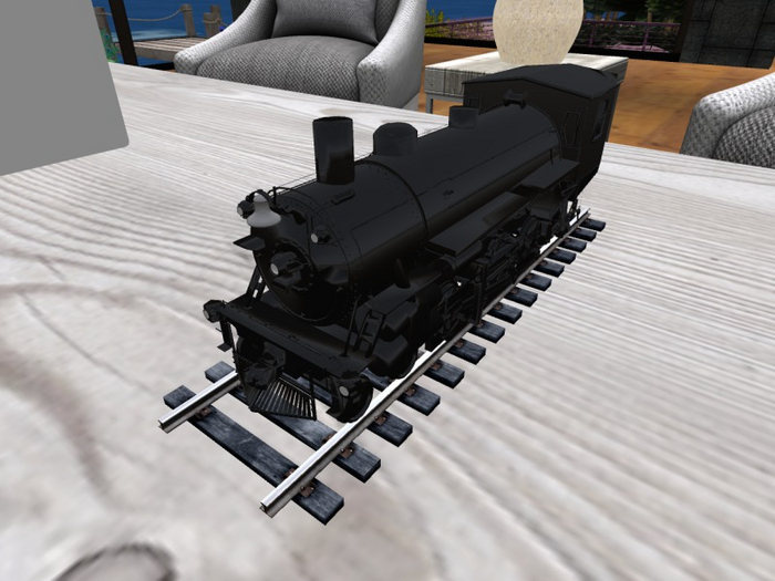 TM Model Train Locomotive Engine and Track - Toy