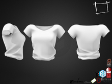 Female Tucked In White Tshirt Slink, Belleza, Ocacin Standard, Voluptuous Tonic, Maitreya, Legacy, Ebody Reborn