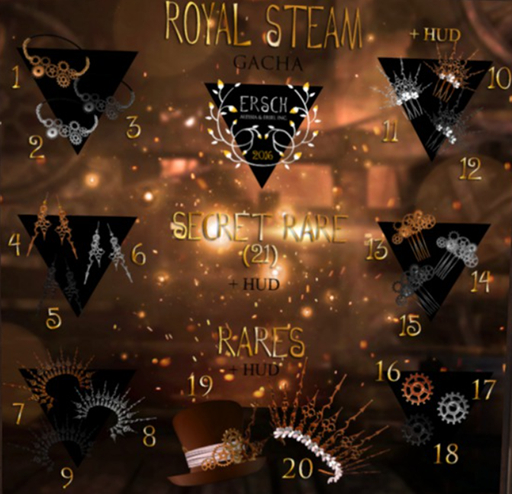 ERSCH - Royal Steam Gacha Comb 10