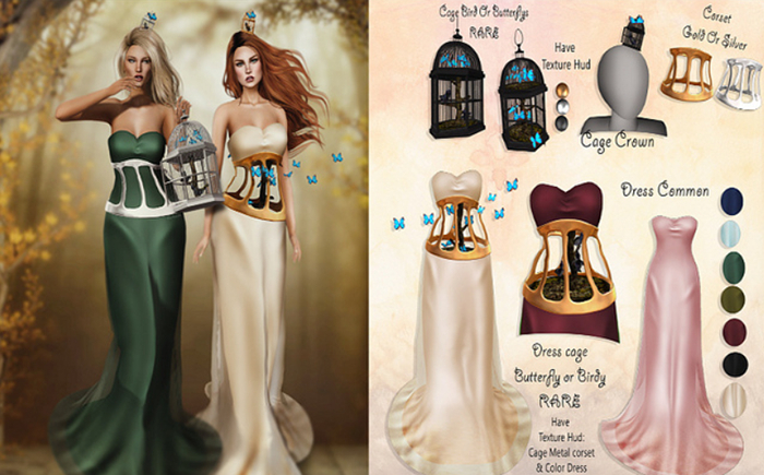 FridaCageDress Butterfly RARE