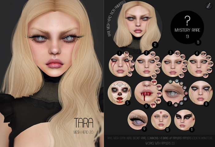 Genesis Head TARA CREAM RARE 2.0 2 5 1