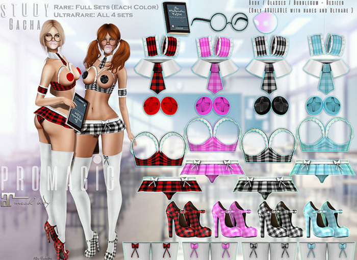*PROMAGIC* Study -Pasties -Red