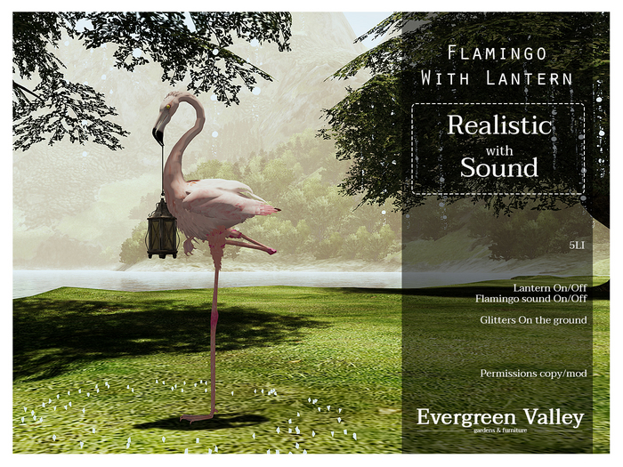 Flamingo With Lantern