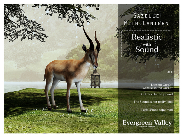 Gazelle With Lantern