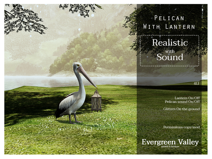 Pelican With Lantern
