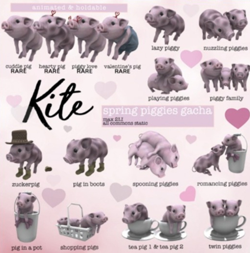 KITE - Spring Piggies - Pig in a Pot (rezz)