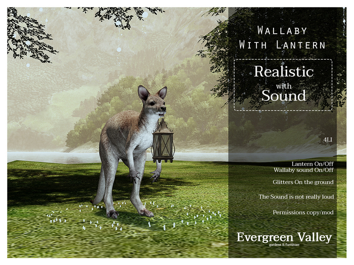 Wallaby With Lantern