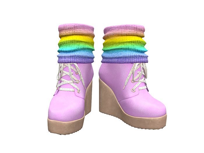 Wedge Boots Unicorn