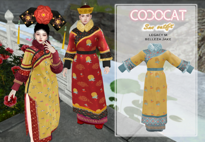 .cococat. Sun outfit - Gold