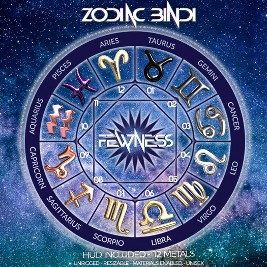 02 - Fewness - Zodiac Bindi - Gemini