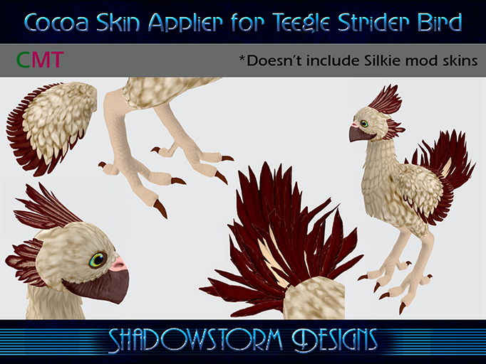 [SD] Cocoa Skin Applier for Teegle Strider Bird