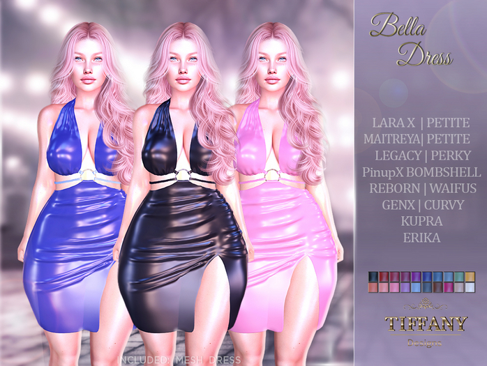 ::TD:: Bella Dress [Mesh] + Lara X