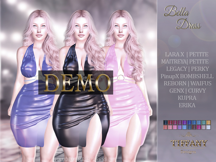 ::TD:: Bella Dress [Mesh] DEMO + Lara X