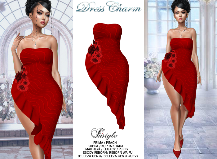 InStyle Dress .::Charm::..- Red wave