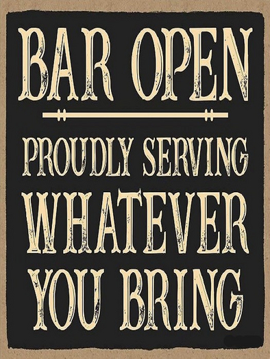 Tavern Sign-Bar Open