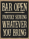 Tavern Sign-Bar Open