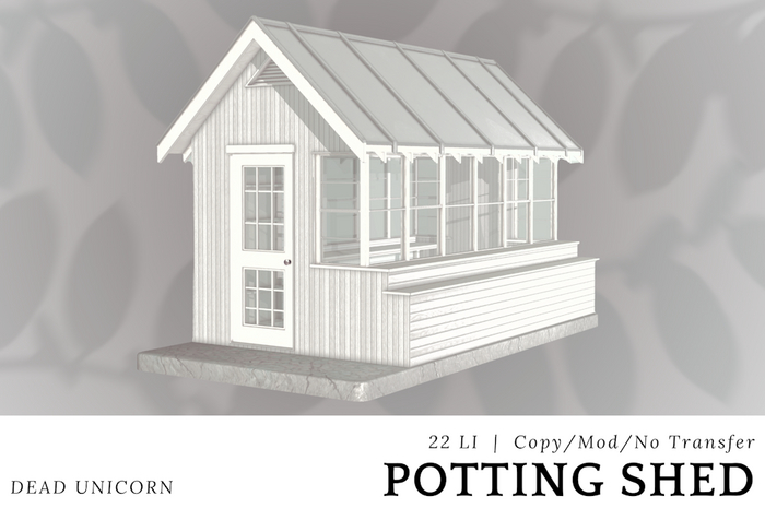Dead Unicorn - Potting Shed (White)