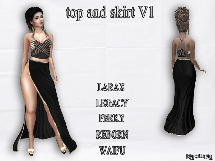 top and skirt V1