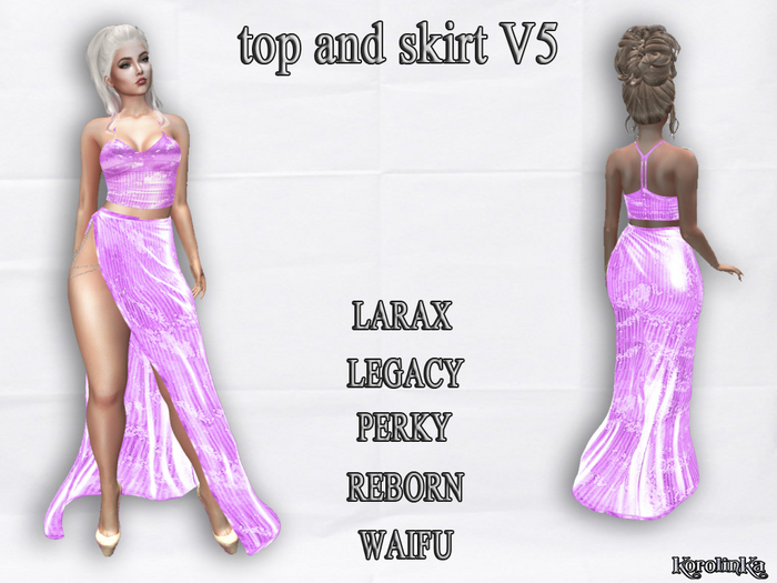 top and skirt V5