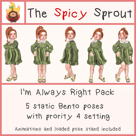 :TSS: I'm Always Right -Pose Pack
