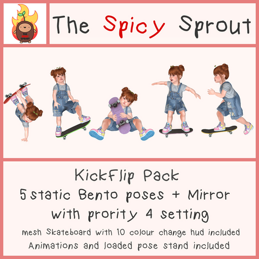 :TSS: KickFlip - Pose Pack