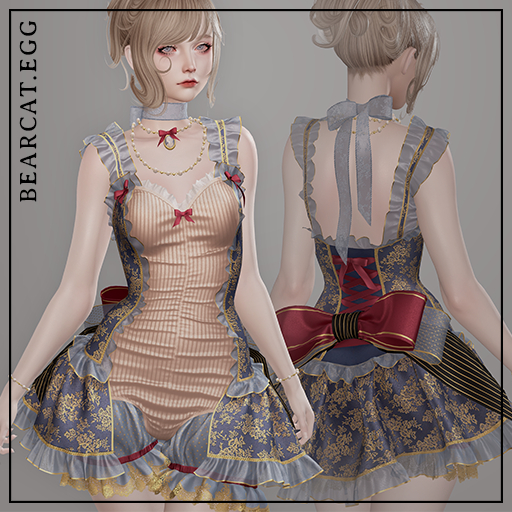 BEARCAT.EGG ; Fleur Dress - FATPACK
