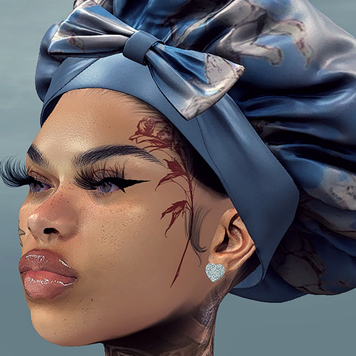 DEAD ROSE FACE TATTOO