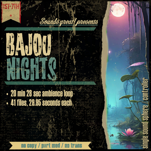 Sounds Great! Single Controller - Bayou Nights