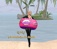 1 DUST: Bumper Squeaker pink/purple RARE [A]