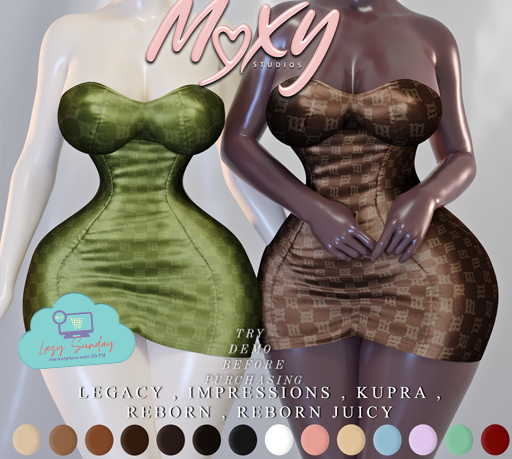 moxy - symone dress fatpack