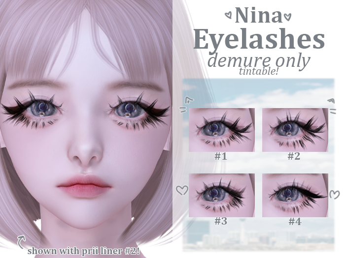 Xuxu. Nina Lashes (Demure Appliers)