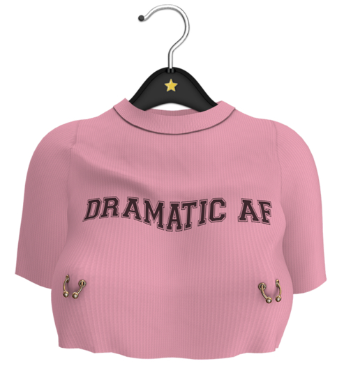 Little Star : Dramatic Tee [Pastel Pink] 