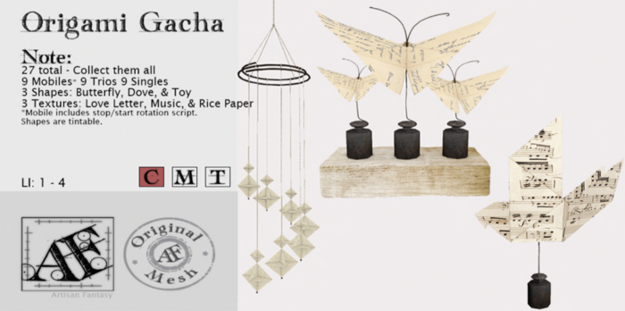 *AF* Origami Butterfly - Music