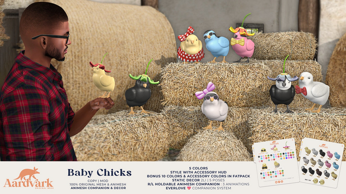 Aardvark : Baby Chick - FATPACK 