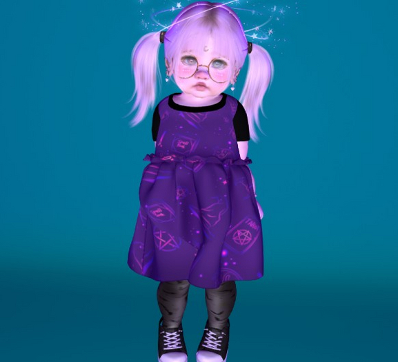 Purple Witch dress 