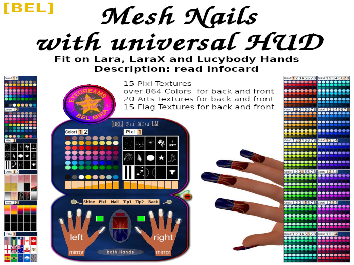 [BEL] Universal Mesh Nails [DEMO]