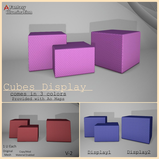 Cubes Display