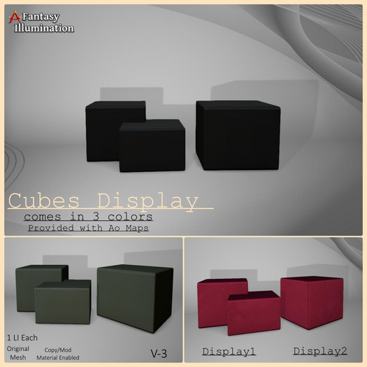 Cubes Display