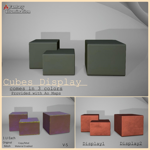 Cubes Display
